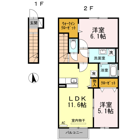 シャンクスの間取り