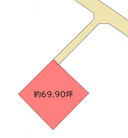 和歌山市新庄　土地の土地図