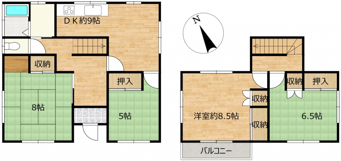 高崎市新町　中古999の区画図