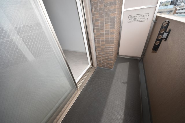 レオンコンフォート難波西のバルコニー