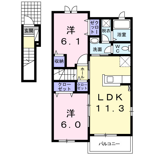 ポンドⅠの間取り