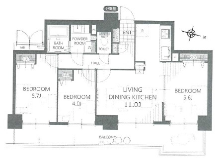 【間取り】 | サンフィール大宮宮原
