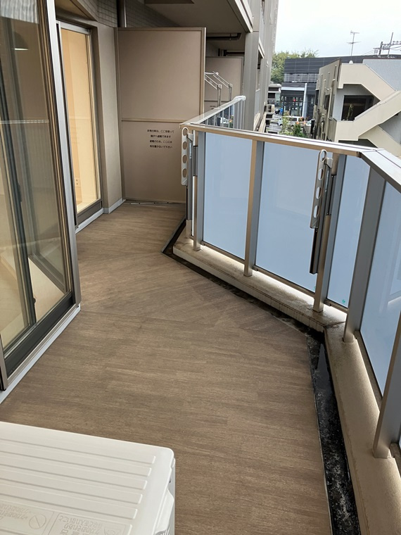 ノブレス相模大野のバルコニー