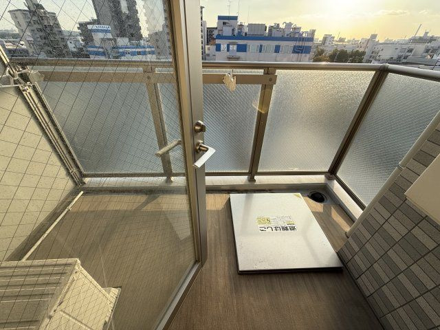 エスリードレジデンス大阪WESTのバルコニー