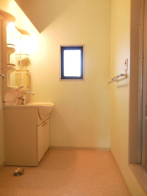 ルピナス御井【10,000円キャッシュバック対象物件】の洗面所|明るい洗面所です