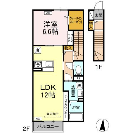 グラン・メゾン　RⅠの間取り