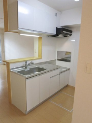 【キッチン】 | メリディオ　Ｂ | コンパクトなキッチンで掃除もラクラク