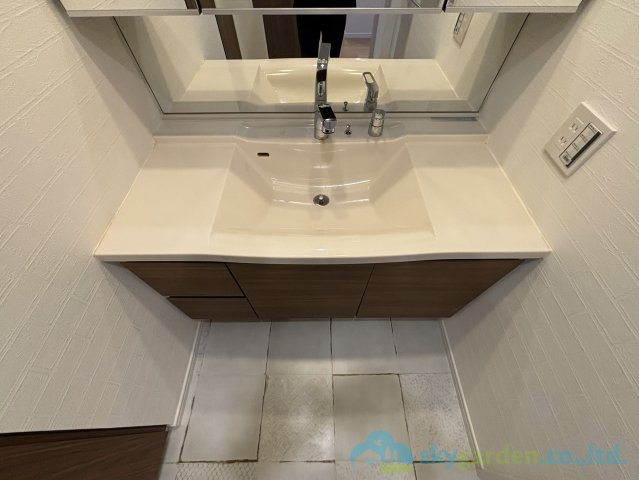 オハナ平塚袖ヶ浜の独立洗面台