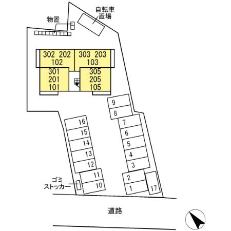 GranCielの区画図