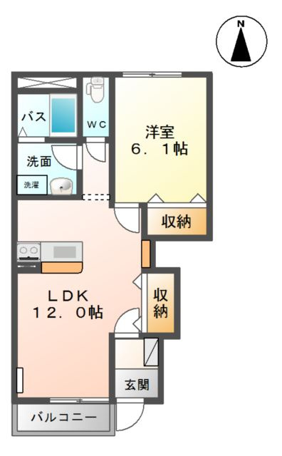 プランドール　ソフィアの間取り