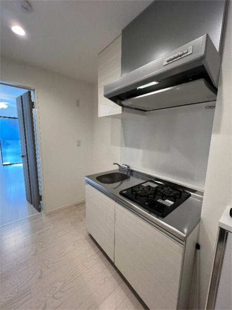 川崎市多摩区菅野戸呂のアパートのキッチン