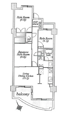 【間取り】 | レールシティ大宮1番館