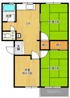 【間取り】 | 有野台公社 | 有野台公社(ＧｏｏｄＨｏｍｅ)