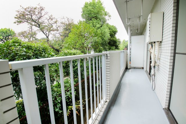 ヒルズ司Ⅰのバルコニー|※同じ間取りタイプの違う号室の写真です。