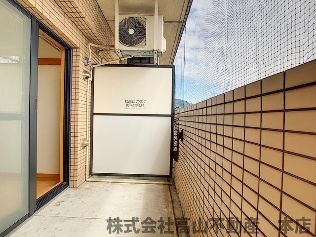 ロイヤルシティ自由ヶ丘のバルコニー