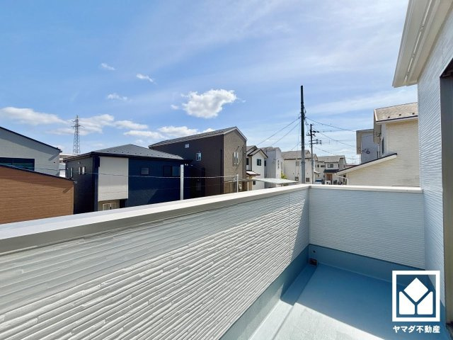 大津市大江４丁目　1期　1号地のバルコニー