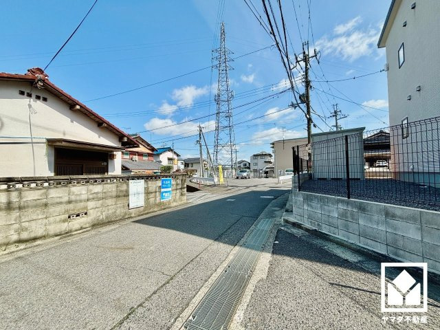 大津市大江４丁目　1期　1号地の前面道路含む現地写真