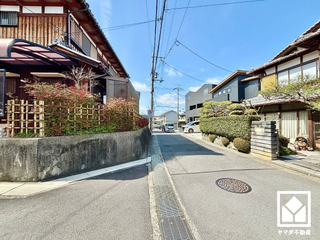 大津市大江４丁目　1期　1号地の前面道路含む現地写真