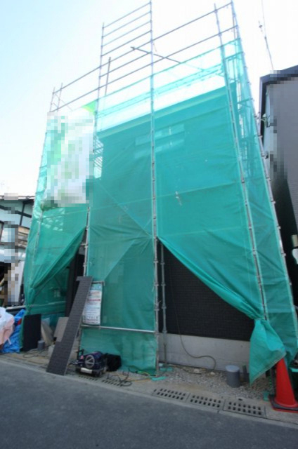 中万々　新築戸建　2期1棟1の前面道路含む現地写真