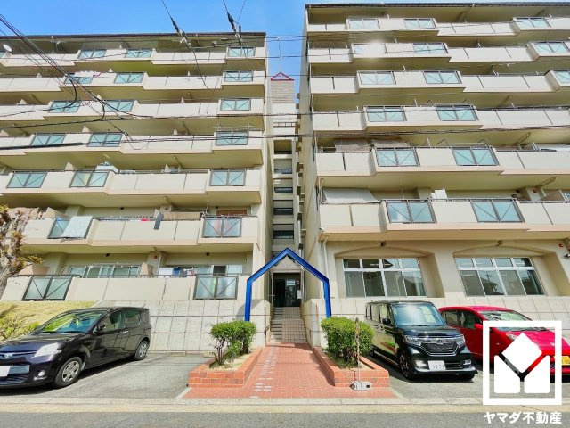 サンロイヤル新田辺アカデミア１号館のバルコニー