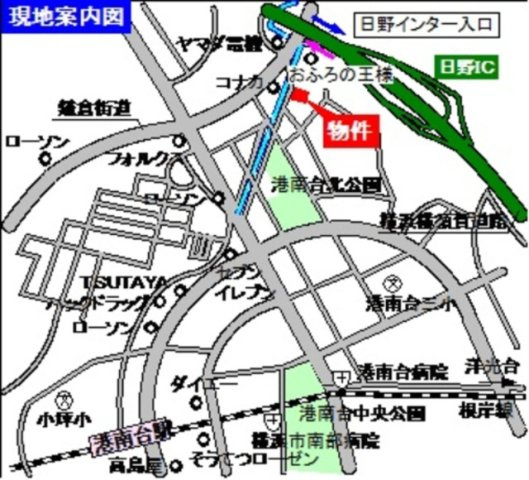 メゾン・ド・港南台の地図