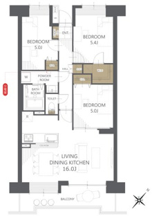 【間取り】チュリス曲金 