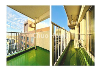 【バルコニー】 | グリーンコーポ京成小岩 | バルコニー×2