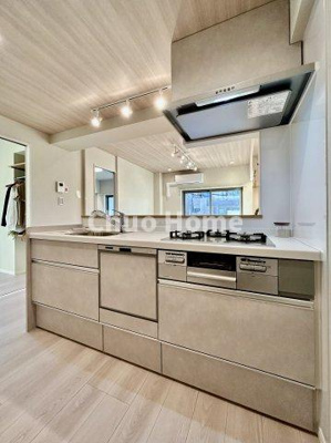 【キッチン】 | グリーンコーポ京成小岩 | ワイドで収納豊富なシステムキッチン