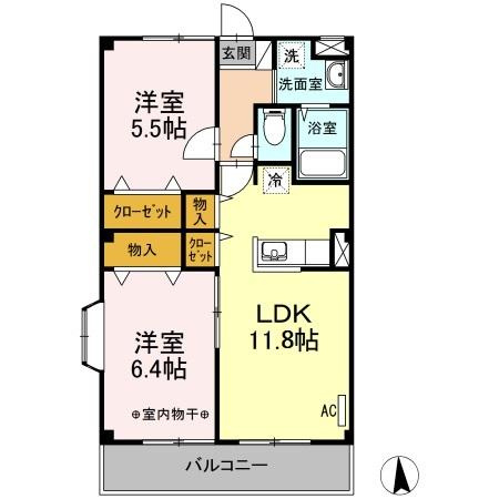 Ｄ’クレストの間取り