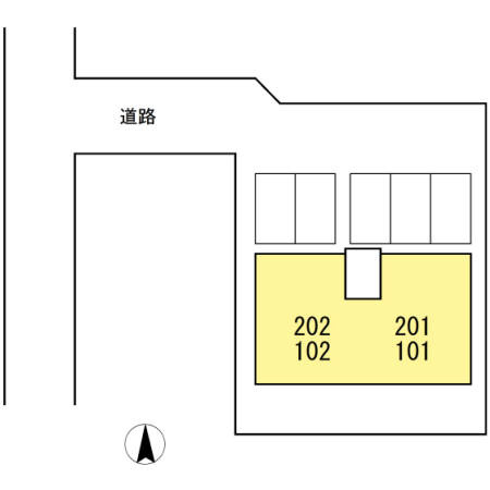 ラ･モール津島の区画図