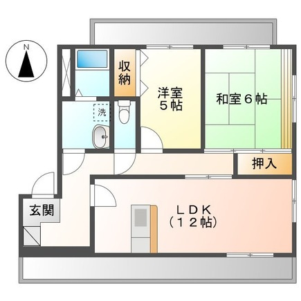 フォブールさなえの間取り|間取図