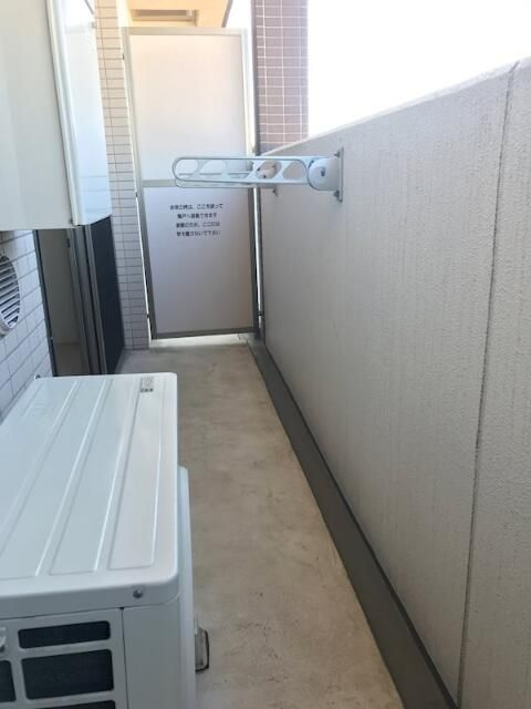 チェスナット　西大島のバルコニー