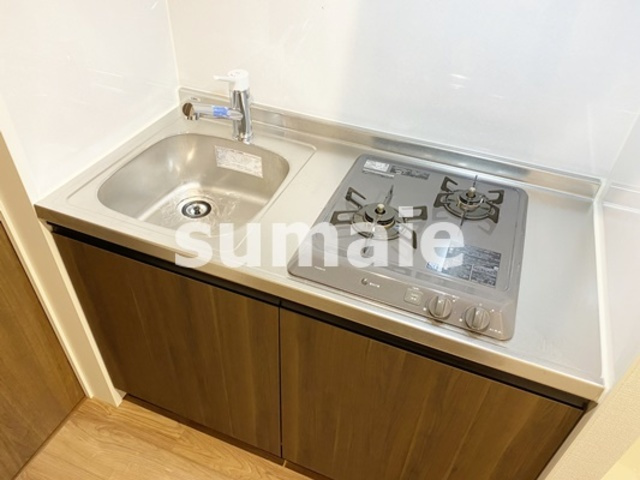 エクセラン大宮のキッチン|2口ガスコンロ設置済！