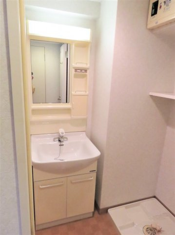 エンクレスト天神東Ⅲの洗面所|忙しい朝には欠かせない洗面所です