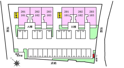【駐車場】 | ブルックヴィラＢ