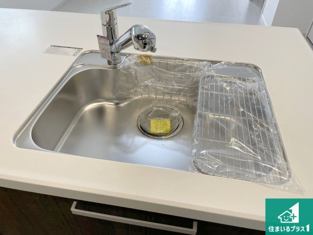 尼崎市塚口町　第2期　新築一戸建ての設備|洗い物も楽にできる、広々シンク！