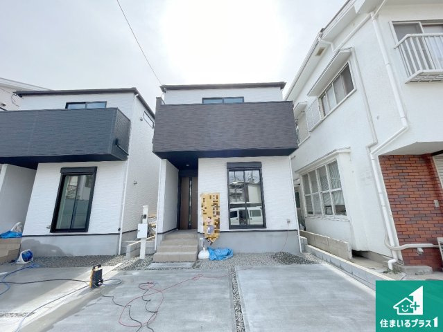 尼崎市塚口町　第2期　新築一戸建ての外観|安心の10年保証！外観を美しく保ち、雨水で汚れを落とします！気になることがありましたら、お気軽にお問い合わせください！