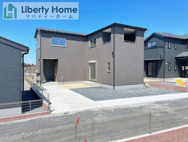 ひたちなか市田宮原1期　新築戸建　2号棟の外観|ご予約をいただければ、『平日の空いた時間』『周辺物件まとめて見たい』『1件だけ見たい』ももちろん可能です♪
お気軽にお問合せください♪