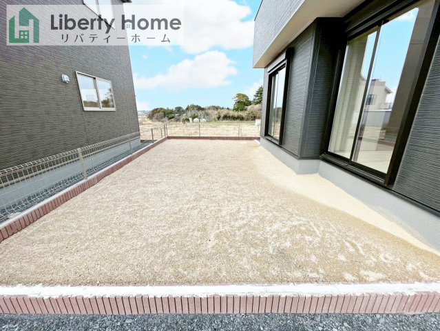 ひたちなか市田宮原1期　新築戸建　3号棟の庭