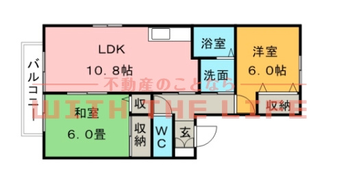 グリーンパーク大善寺II【キャッシュバック対象】の間取り