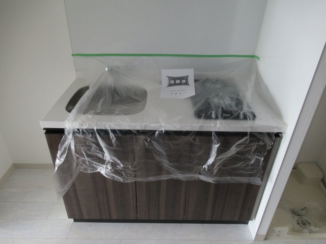 エステムコート神戸湊町のキッチン|きれいなキッチンです