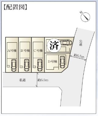 仲介手数料無料　横浜市港南区港南台１丁目の区画図