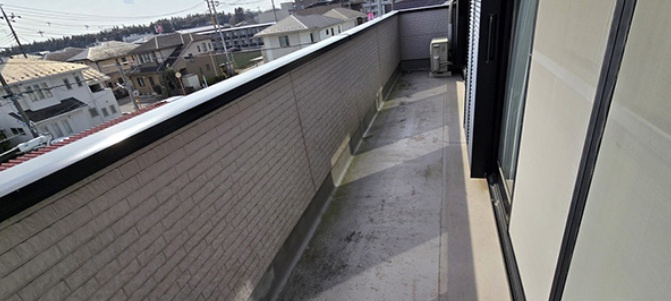 宇都宮市茂原２丁目　戸建のバルコニー|２階バルコニー