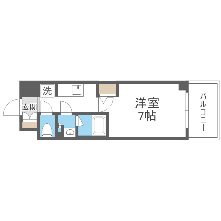 コンフォリア新大阪宮原Qの間取り