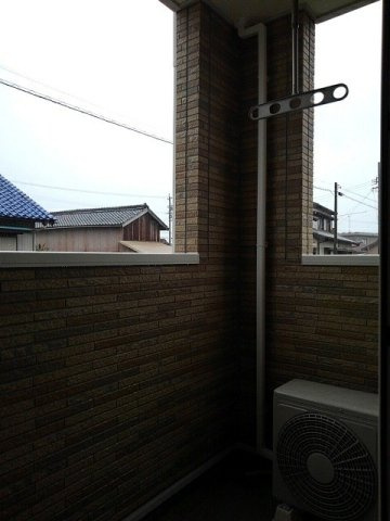 リヴフラットのバルコニー