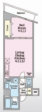 【間取り】 | アイルイマージュ押上イースト