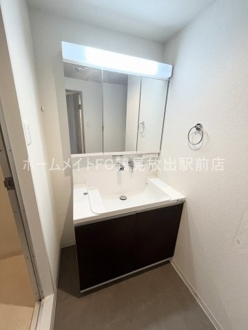 東大阪市稲田上町２丁目の賃貸マンションの独立洗面台
