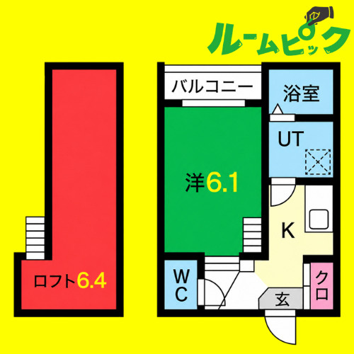 スパジオ フェリーチェ　名古屋市賃貸　仲介手数料無料の間取り