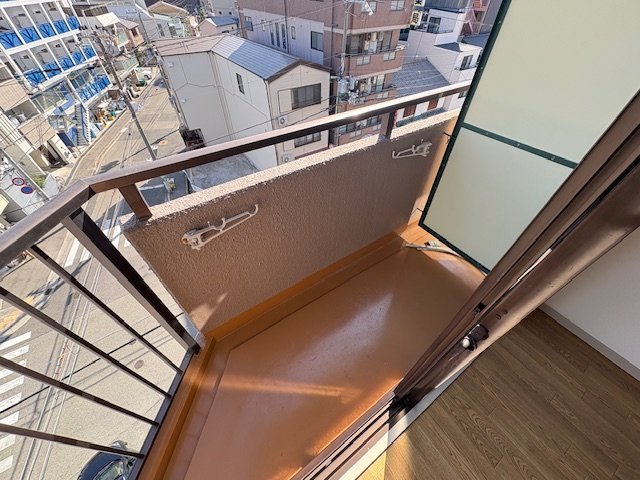 第１冨久井ハイツのバルコニー
