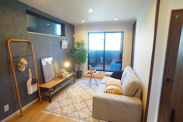 【居間・リビング】 | 東大阪市中小阪1丁目　【1号地/全2区画】 | 【LDK：約16.83帖】